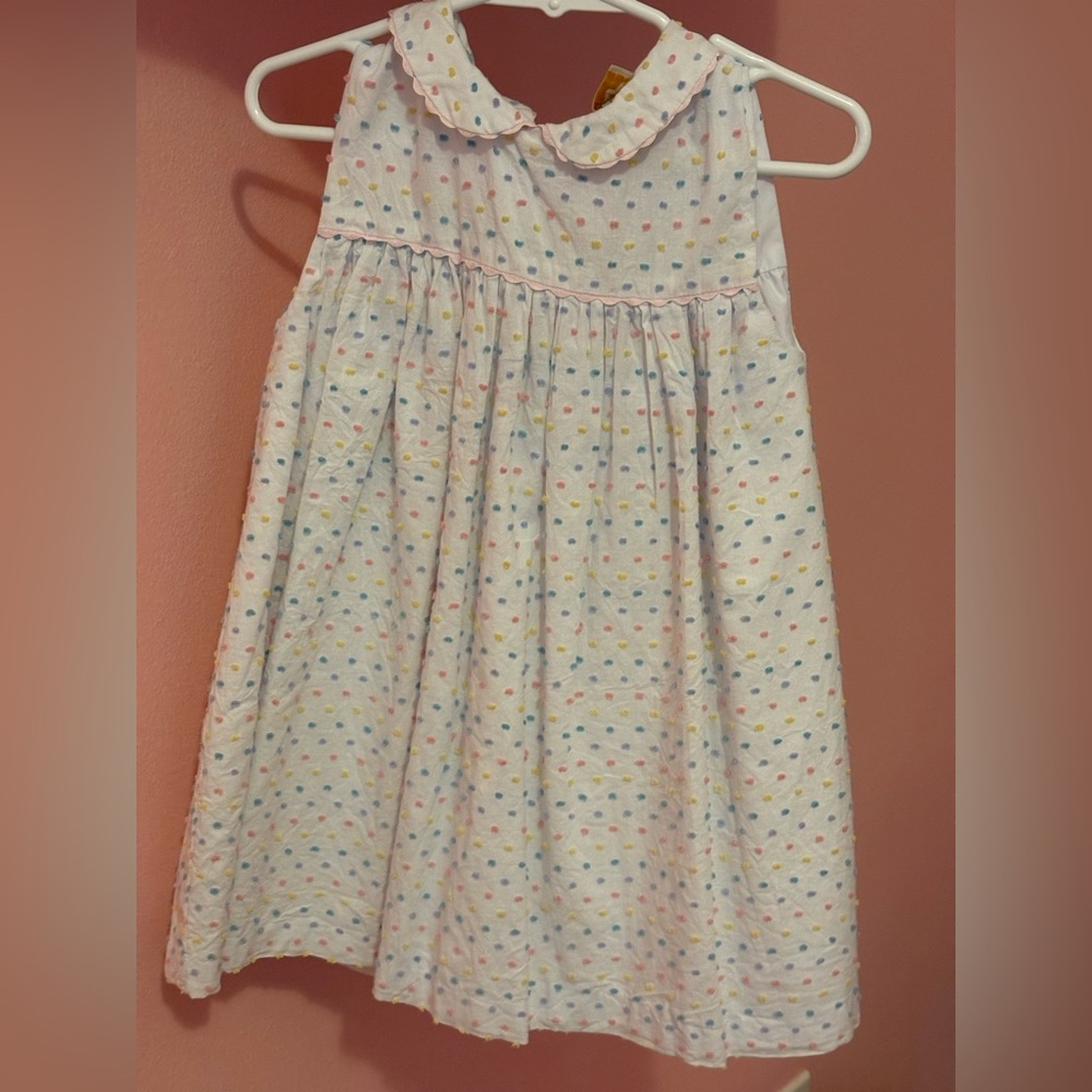 Swiss Dot Kids Dress